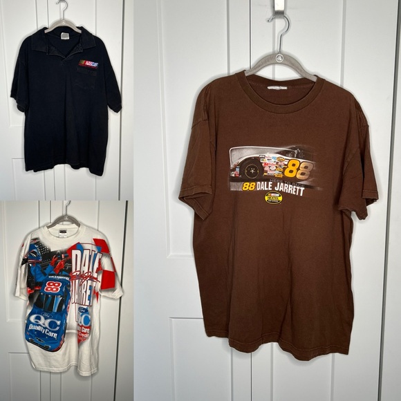 NASCAR Dale Jarrett Driver 88 UPS Quality Care Lot of 3 Tees Polo Men’s XL Large - Picture 1 of 13